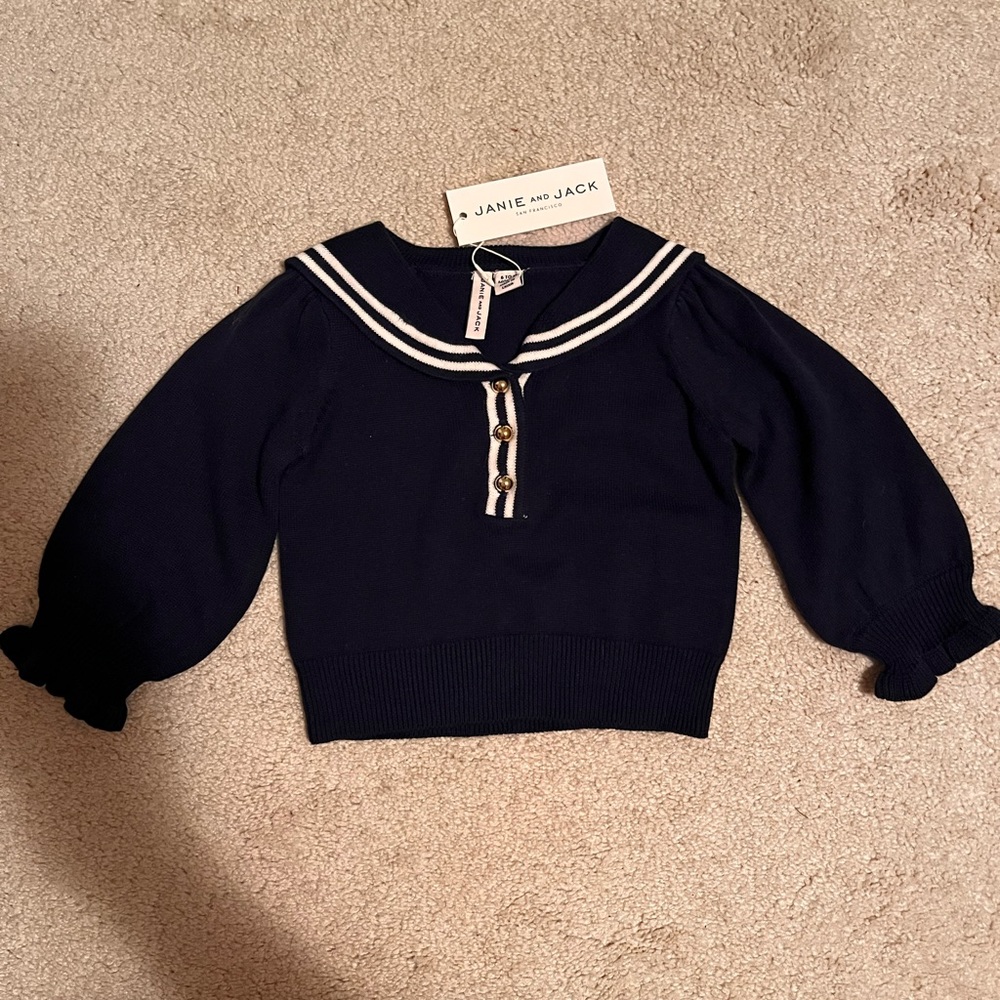 Janie and Jack never been worn/tags on sweater